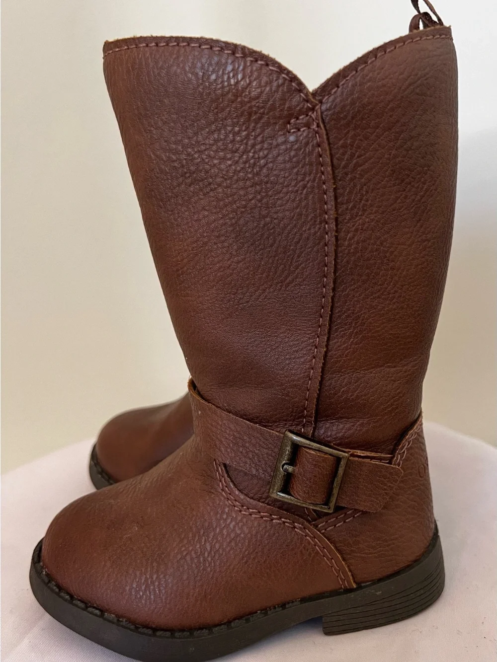 OshKosh B'gosh Toddler Girls Lumi Mid-Calf Riding Boots - Brown